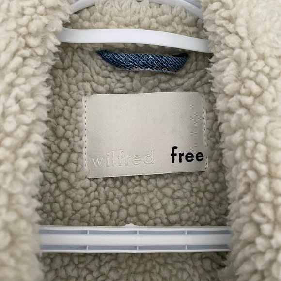 Aritzia Sherpa Denim Jacket - Picture 4 of 8